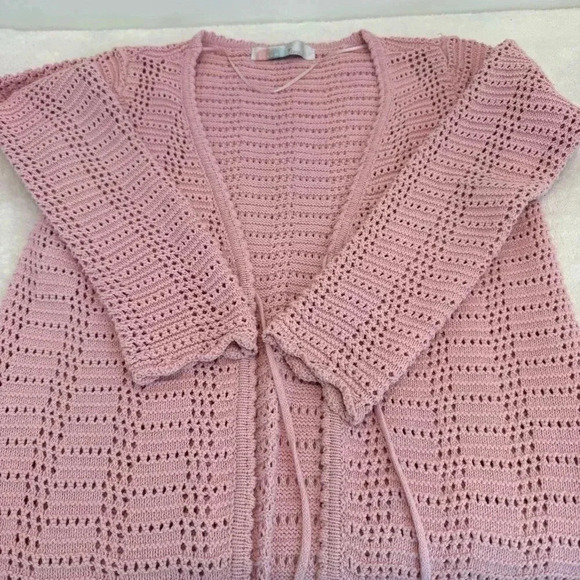 Free People Beach Fauchet Maxi Open Knit Cardigan Sweater size XS - Picture 9 of 14